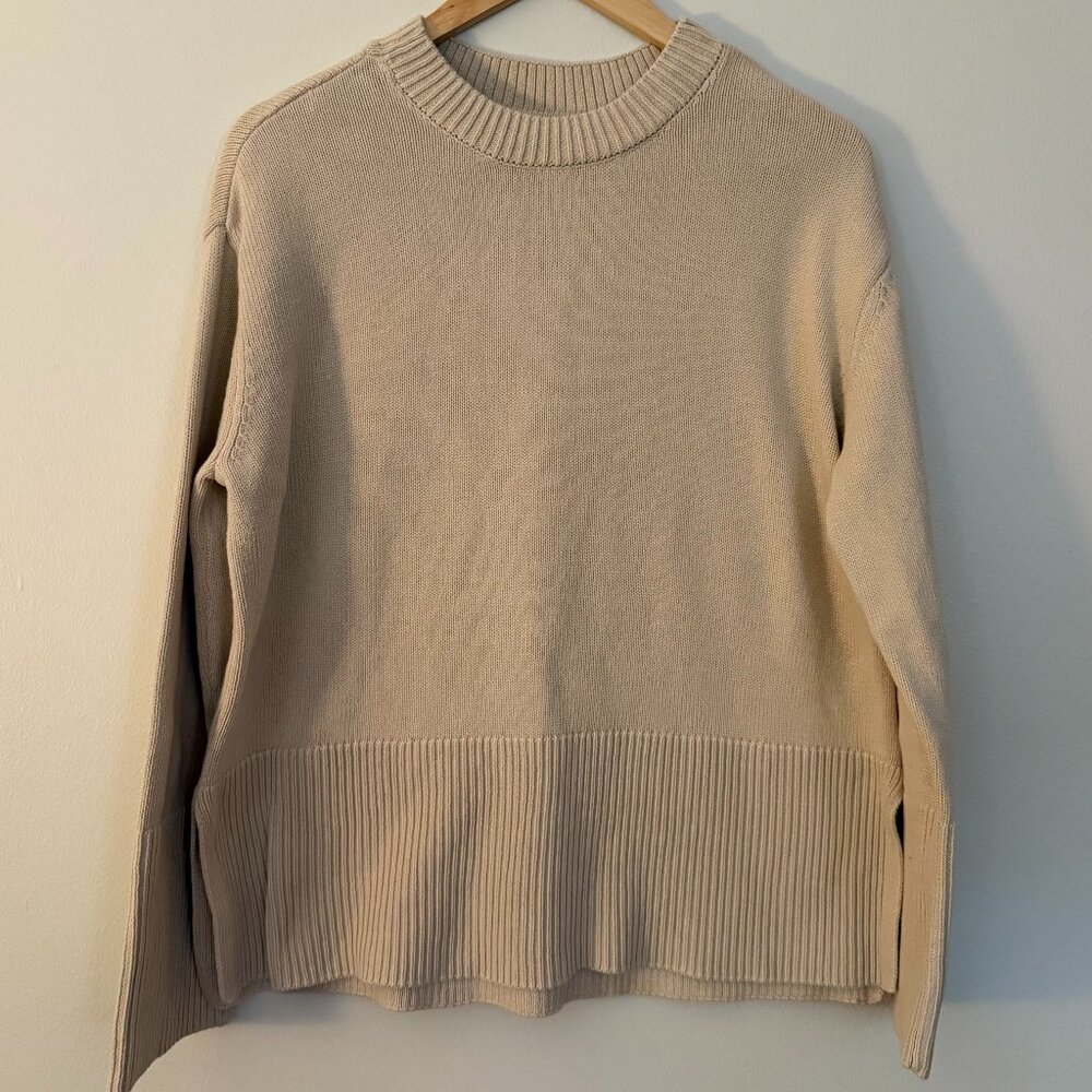 GAP Cream Crew Neck Sweater